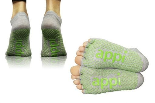 APPI Non-Slip Grip Sock - Half Toe